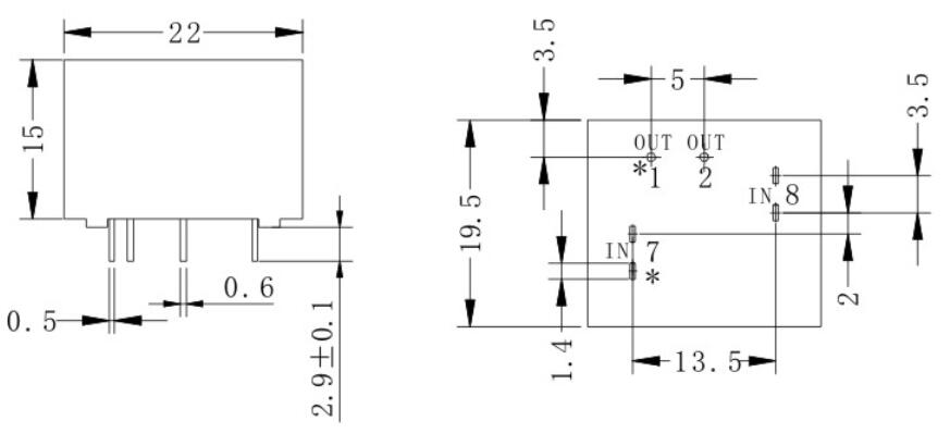 TR2116 Ultramicro current transformer